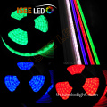 หลอด LED ซิลิคอนนีออน RGB LED Strip Tube
